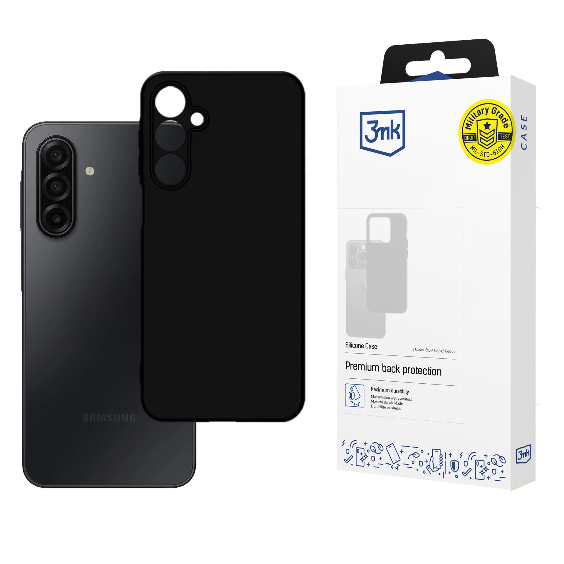 3mk Silikona korpuss priekš Samsung Galaxy A17 5G - Melns