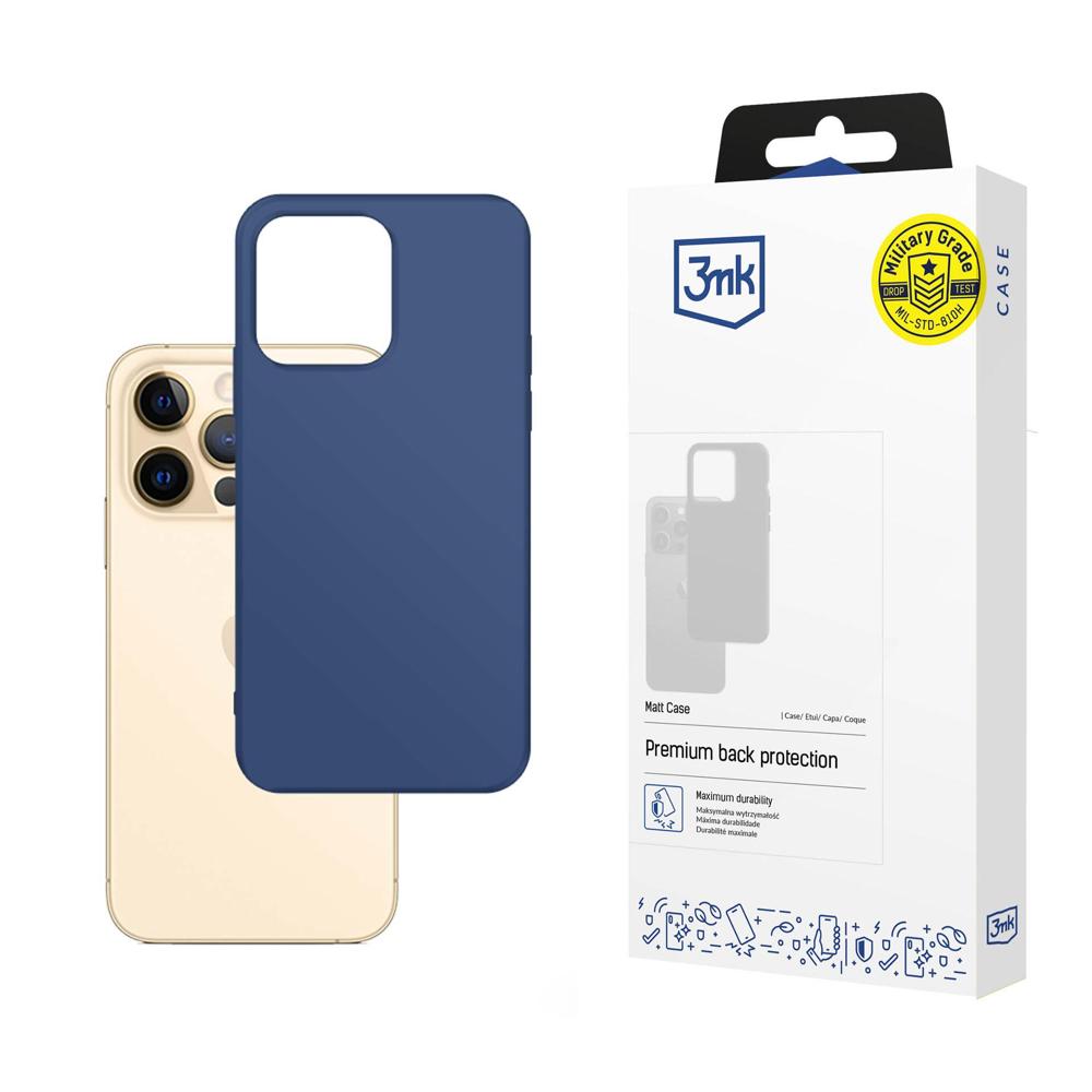 3mk Matt Чехол для Apple iPhone 13 Pro - матовый синий