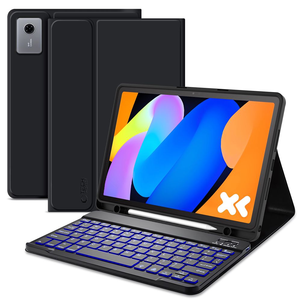 Tech-Protect SC Pen + Klaviatūras apvalks Lenovo Idea Tab 11.0 TB-336 - melns