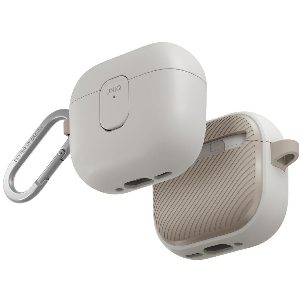 Uniq Clyde Lock apvalks AirPods 4 - bēšs