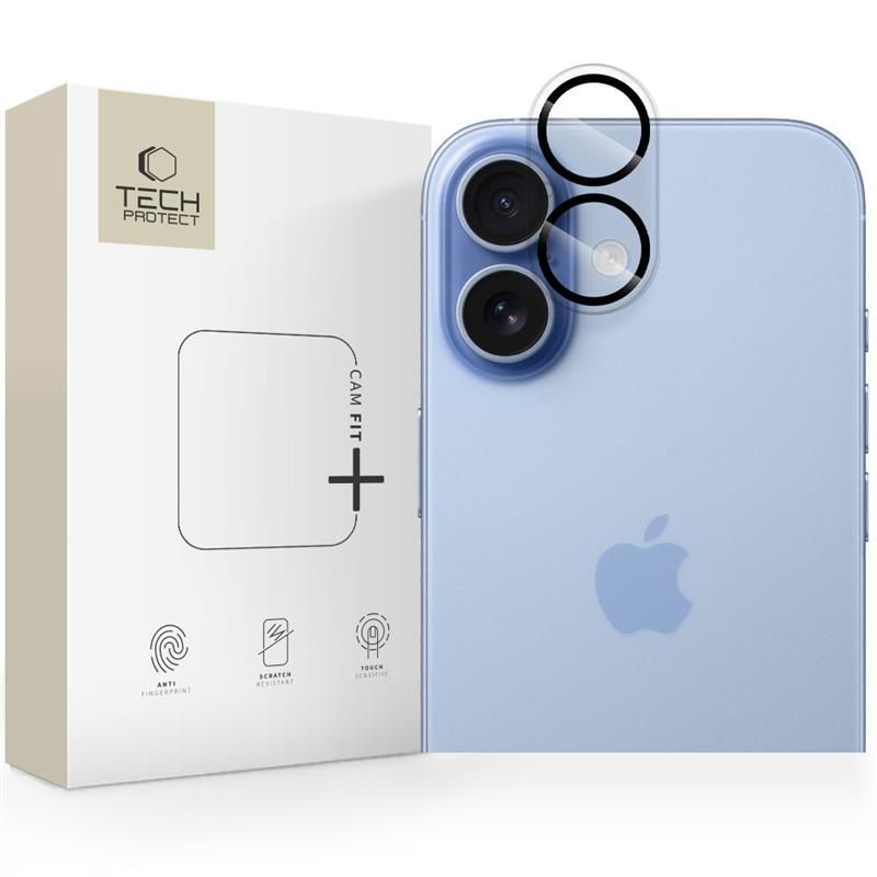 Tech-Protect Cam Fit+ kameras vāciņš iPhone 17 - caurspīdīgs