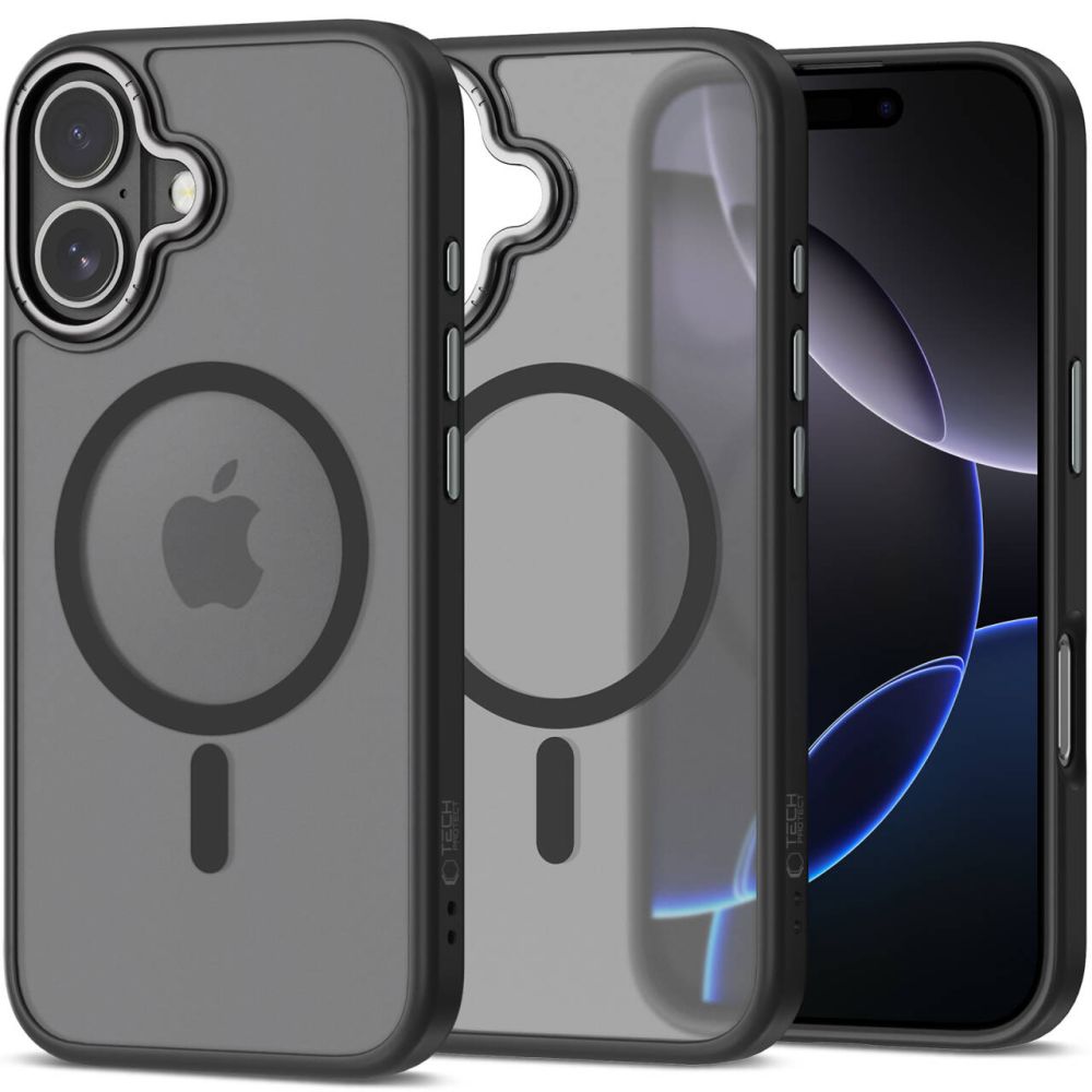 Tech-Protect MagEdge Magnētiskais viedtālruņa apvalks iPhone 17 - matēts melns