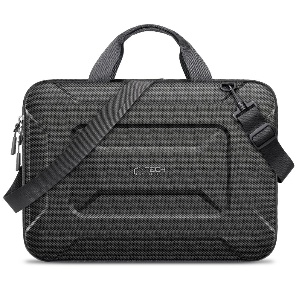 Tech-Protect Ranger-X taktiskais portatīvā datora apvalks 15–16" - melns