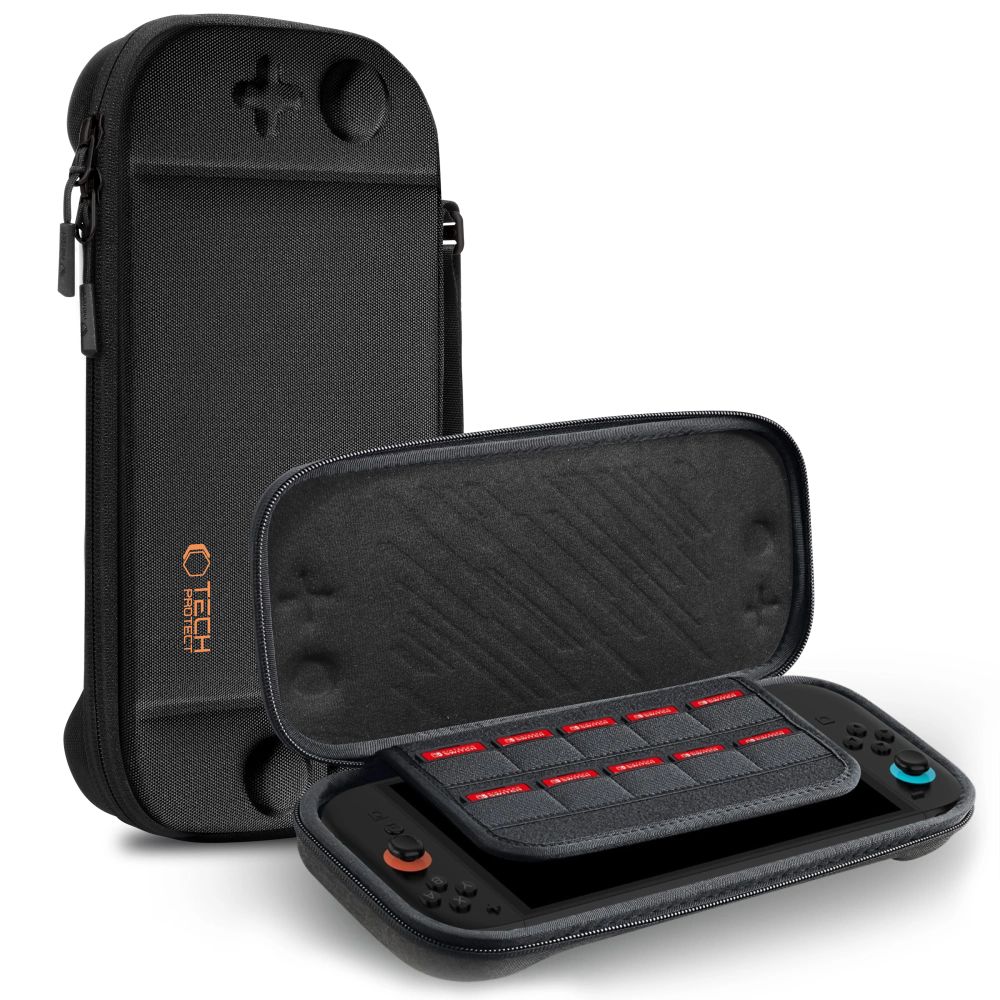 Tech-Protect Slim apvalks Nintendo Switch 2 - melns