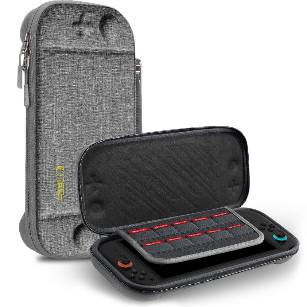Tech-Protect Slim apvalks Nintendo Switch 2 - pelēks