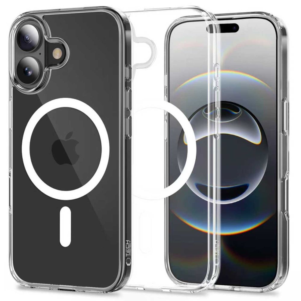 Case Tech-Protect Flexair Hybrid MagSafe Apple iPhone 17 clear