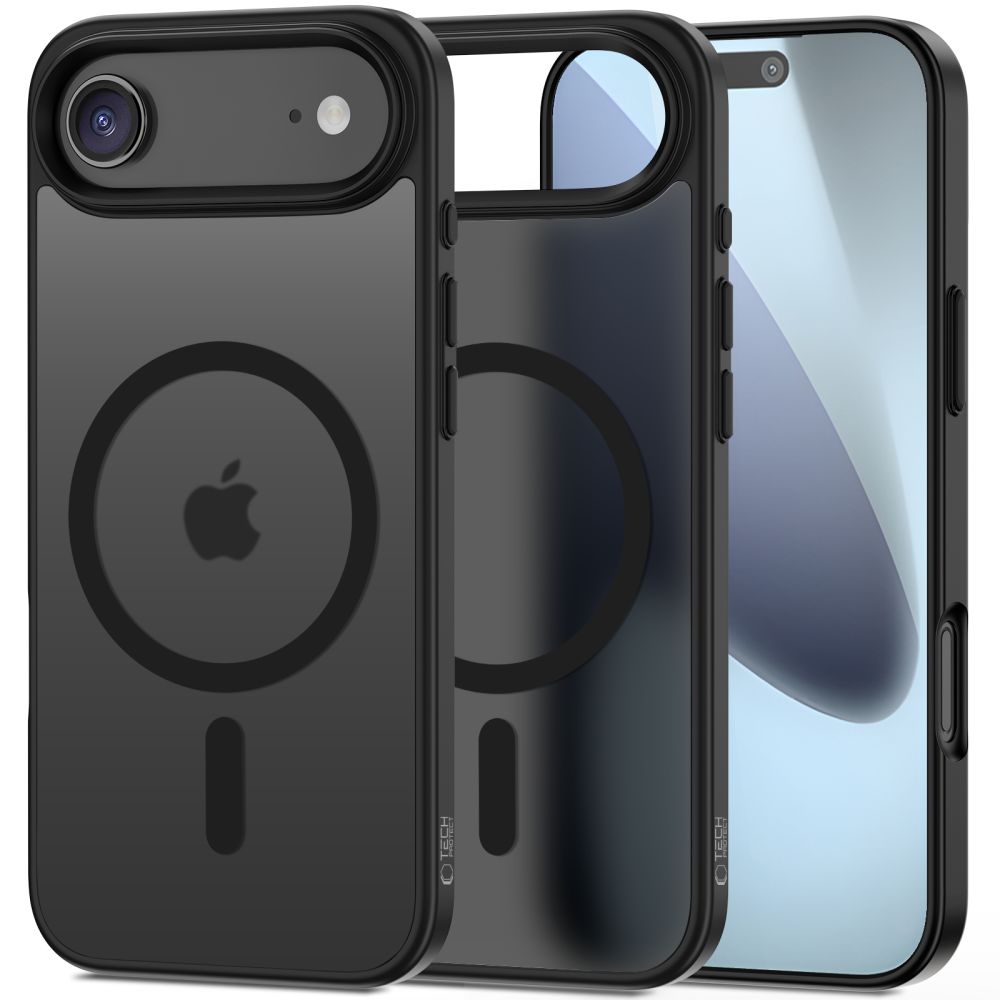 Tech-Protect MagMat Magnētiskais viedtālruņa apvalks iPhone 17 Air - matēts melns