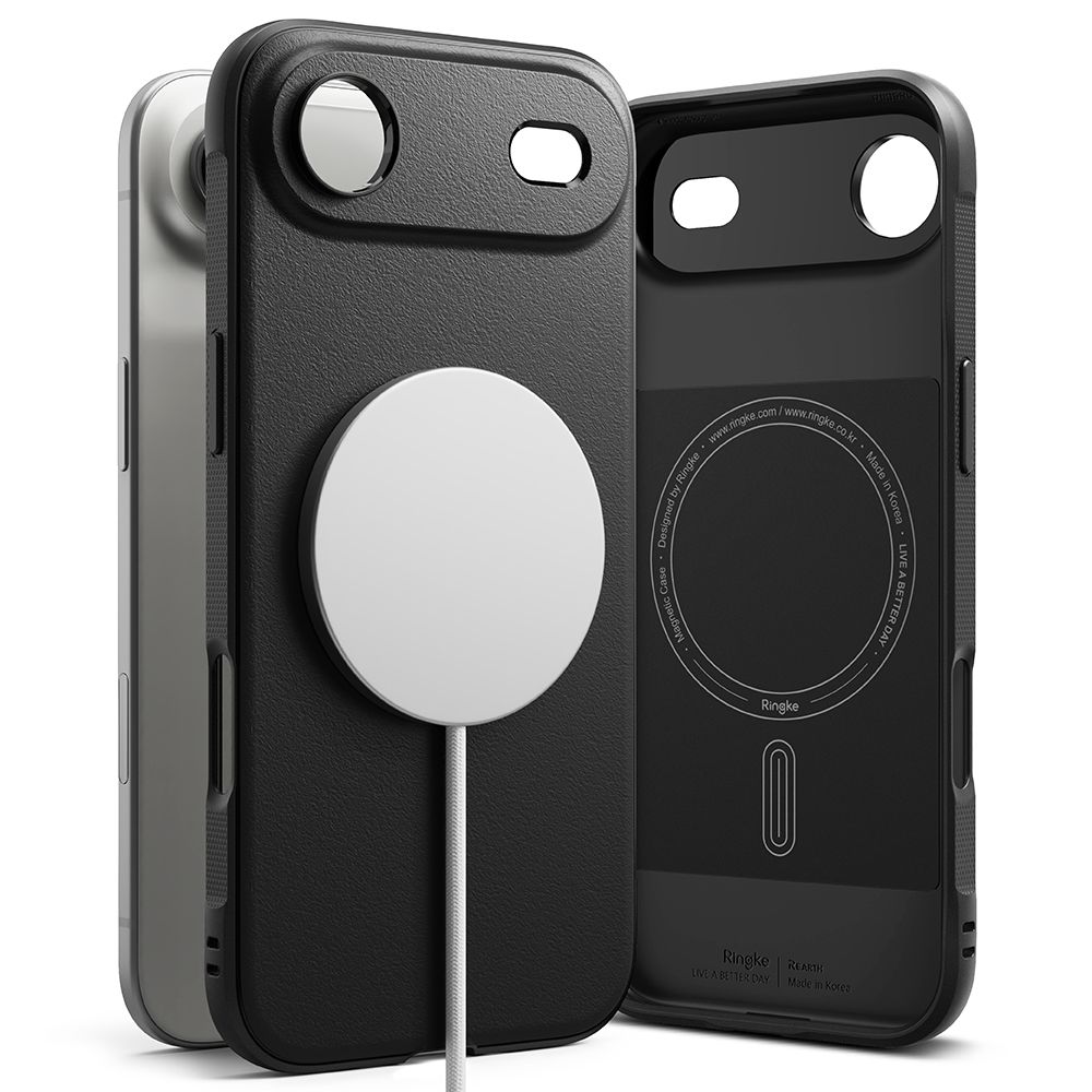 Ringke Onyx Magnētiskais MagSafe viedtālruņa apvalks iPhone 17 Air - melns