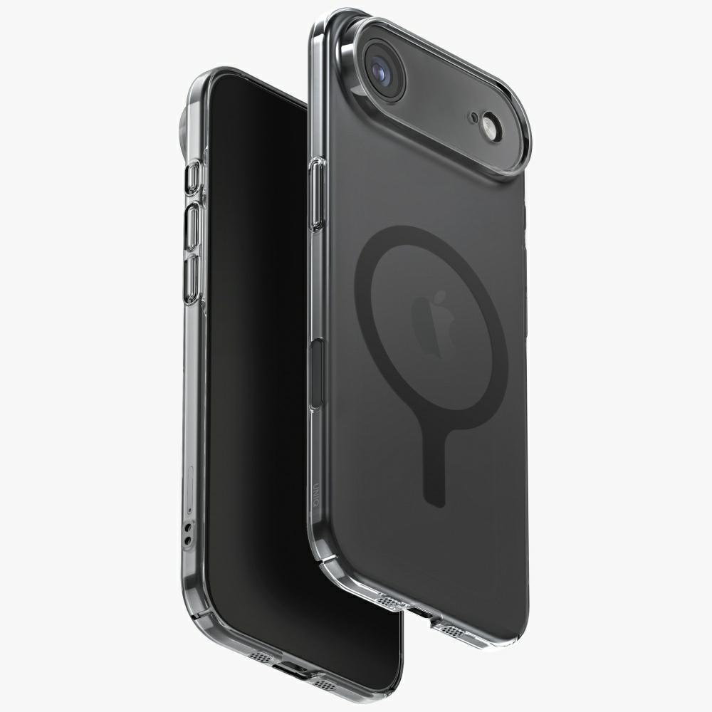 Uniq Airsuit uzlādes viedtālruņa apvalks iPhone 17 Air Magclick - melns