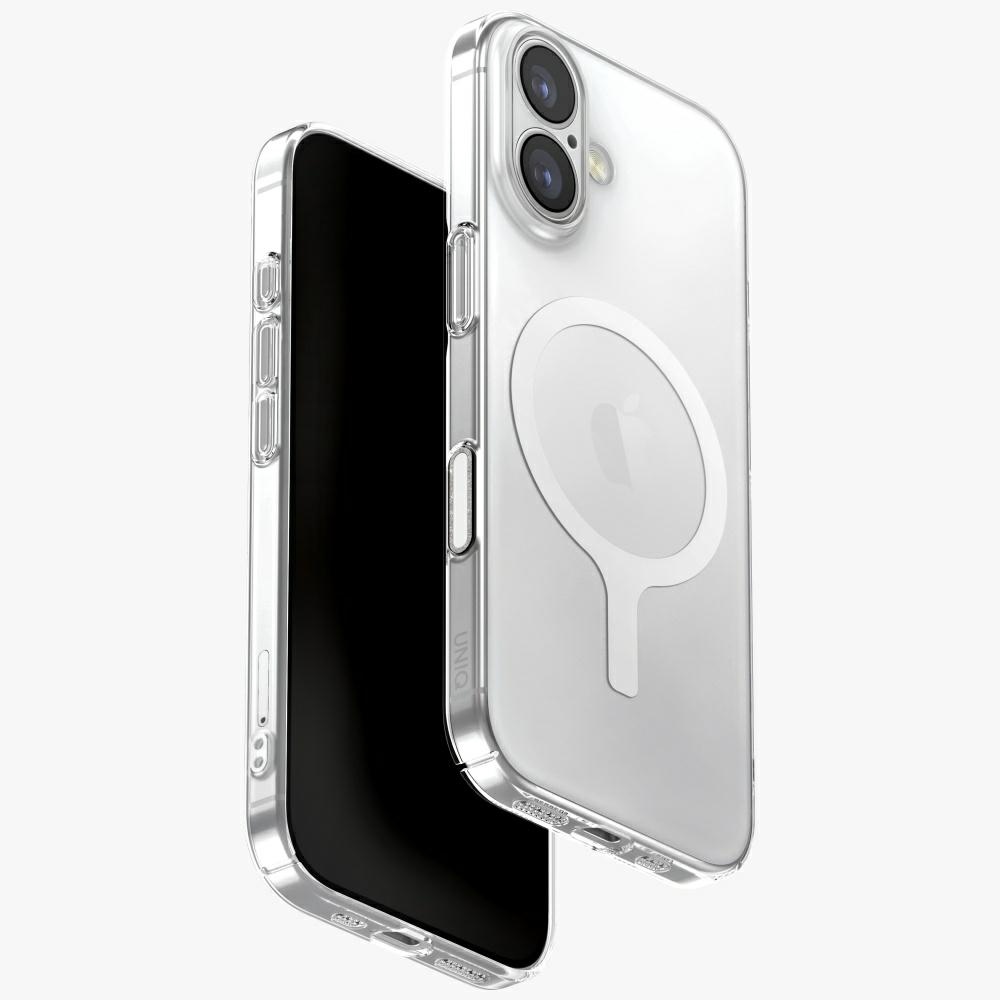 Uniq Airsuit iPhone 17 Magclick uzlādes viedtālruņa apvalks - caurspīdīgs