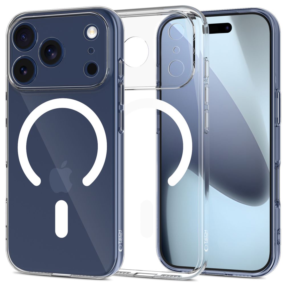 Tech-Protect FlexAir MagSafe viedtālruņa apvalks iPhone 17 Pro Max - caurspīdīgs