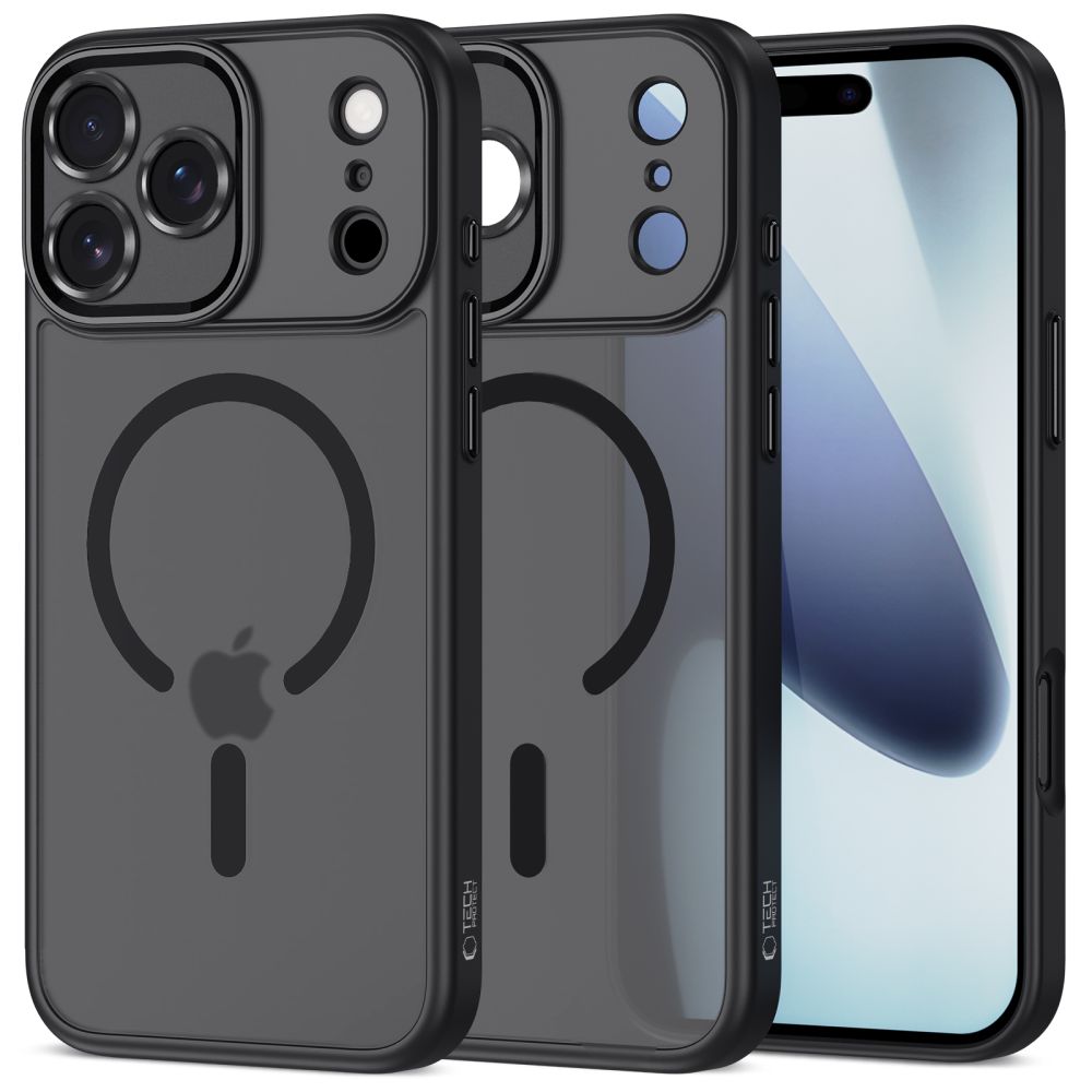 Tech-Protect MagCam MagSafe viedtālruņa apvalks iPhone 17 Pro Max - matēts melns