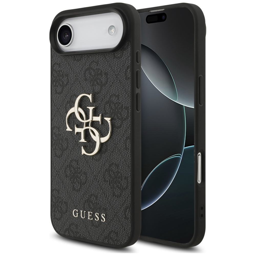 Guess 4G Lielā Logotipa Viedtālruņa apvalks iPhone 17 Air - melna