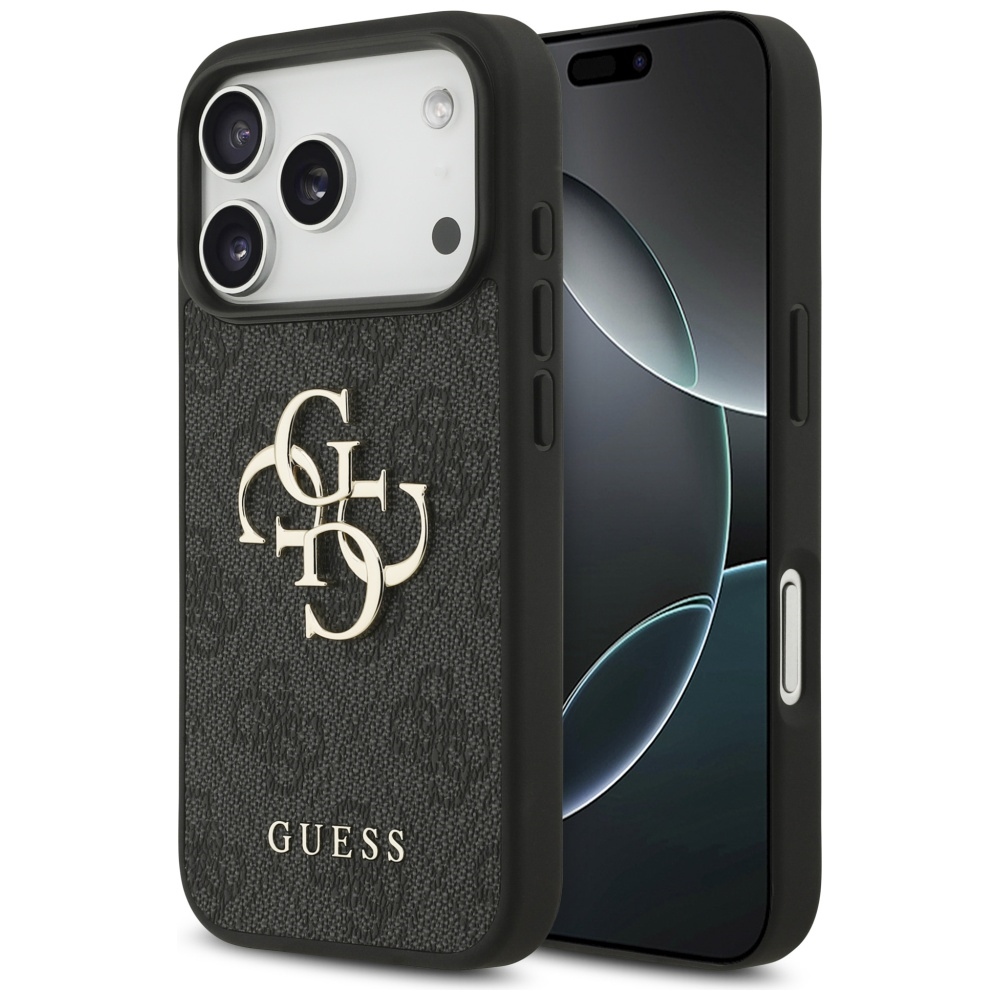 Guess 4G Big Logo Чехол для iPhone 17 Pro - чёрный
