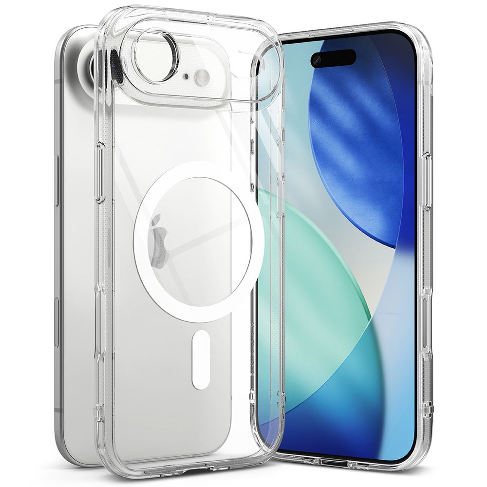 Ringke Fusion Magnētiskais viedtālruņa apvalks iPhone 17 Air - caurspīdīgs
