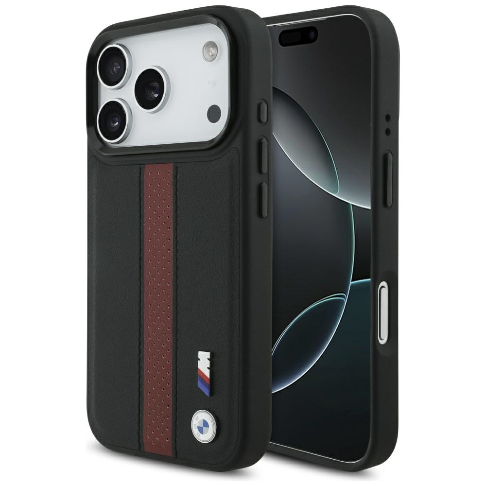 BMW M Perforated Stripe Logo MagSafe Чехол для iPhone 17 Pro - красный