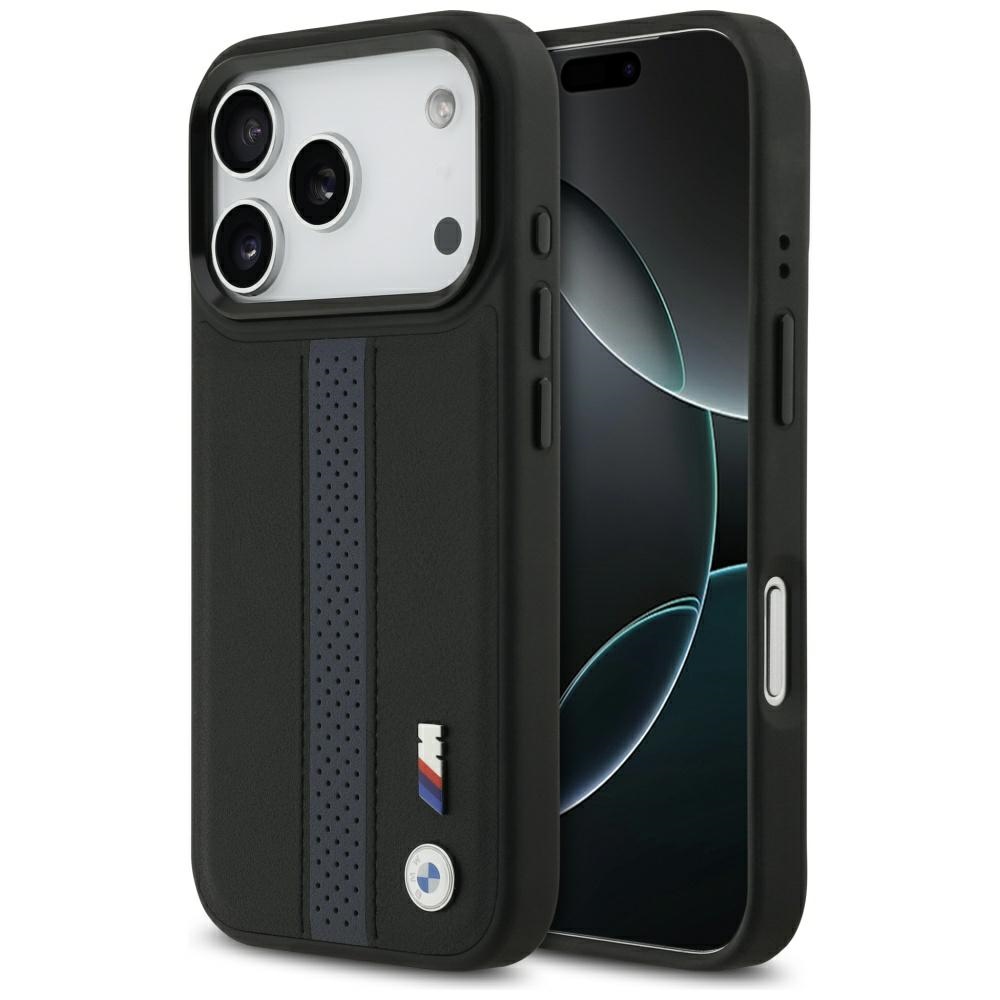 BMW M Perforated Stripe Logo MagSafe Чехол для iPhone 17 Pro - синий
