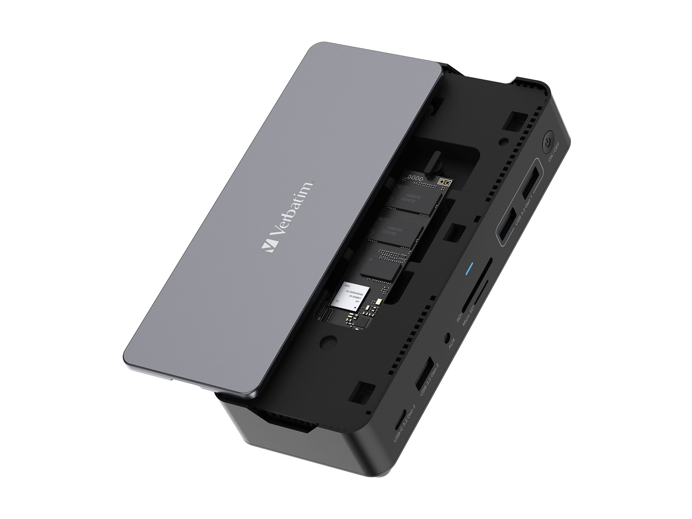 VERBATIM USB-C Pro dokstacija 15 portiem