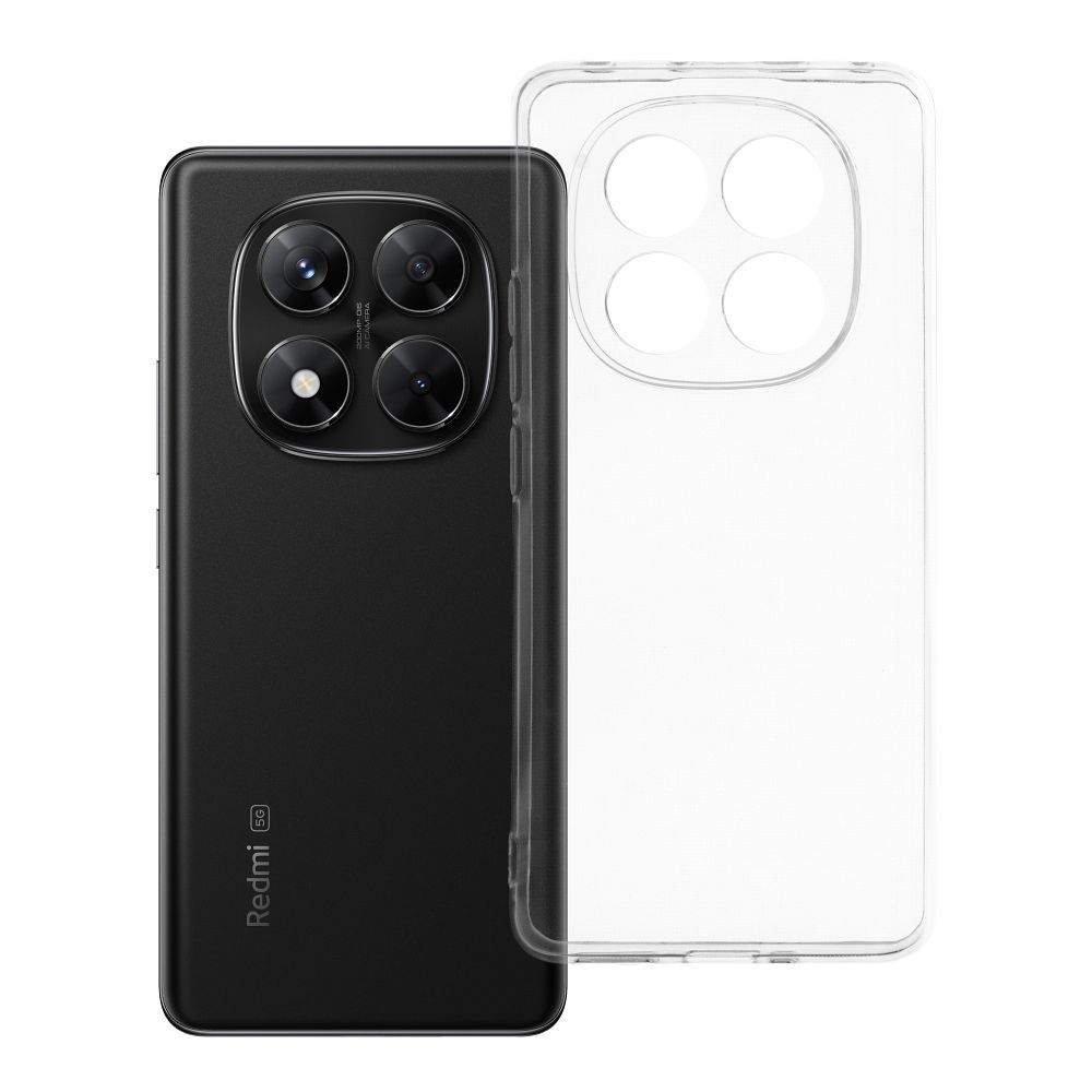 Viedtālruņa apvalks 2 mm XIAOMI Redmi Note 14 Pro 5G / 14 Pro Plus 5G (kameras aizsardzība) caurspīdīgs