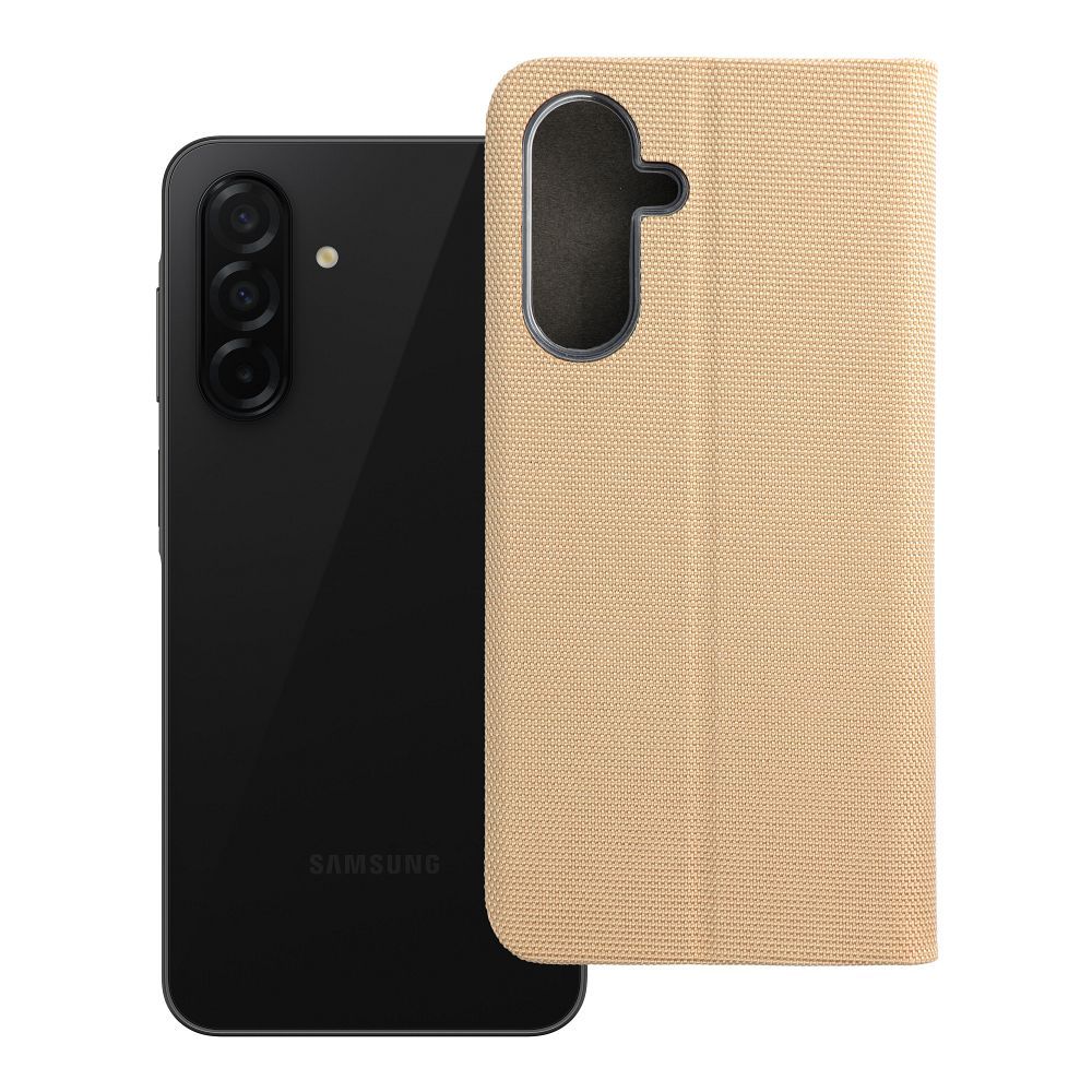 SENSITIVE grāmatas tipa viedtālruņa apvalks SAMSUNG A26 5G zelta