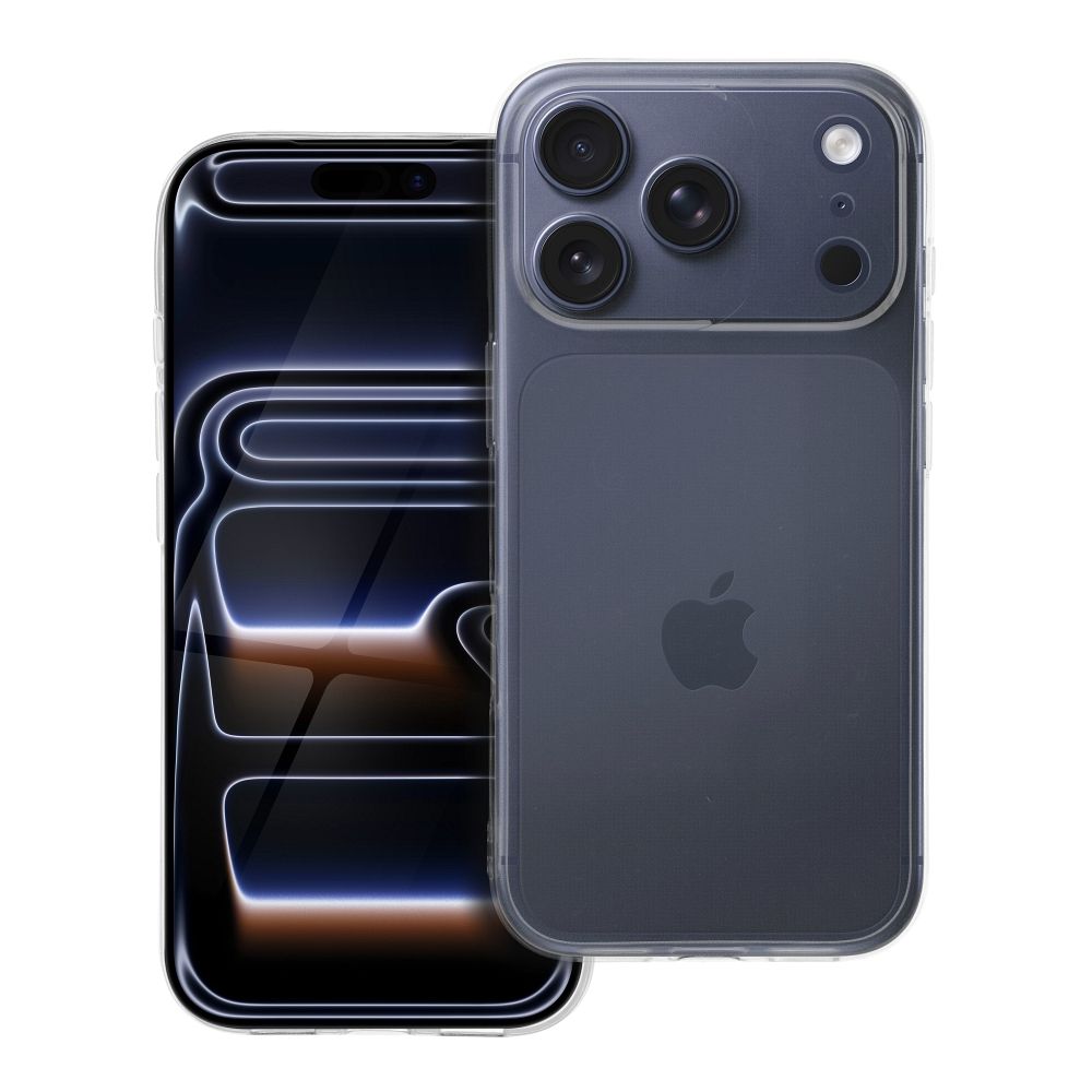 Caurspīdīgs viedtālruņa apvalks 2 mm IPHONE 17 Pro (kameras aizsardzība) caurspīdīgs