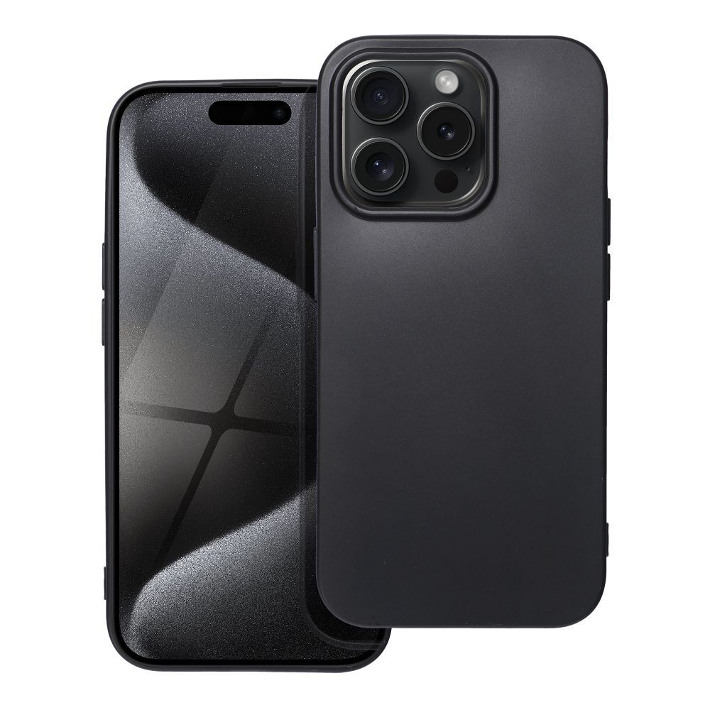Viedtālruņa apvalks (m) - melns IPHONE 15 Pro