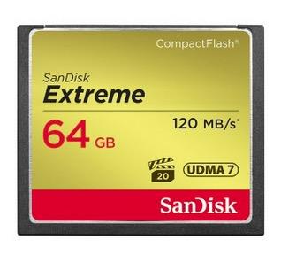 CompactFlash atmiņas karte SANDISK 64GB SDCFXSB-064G-G46