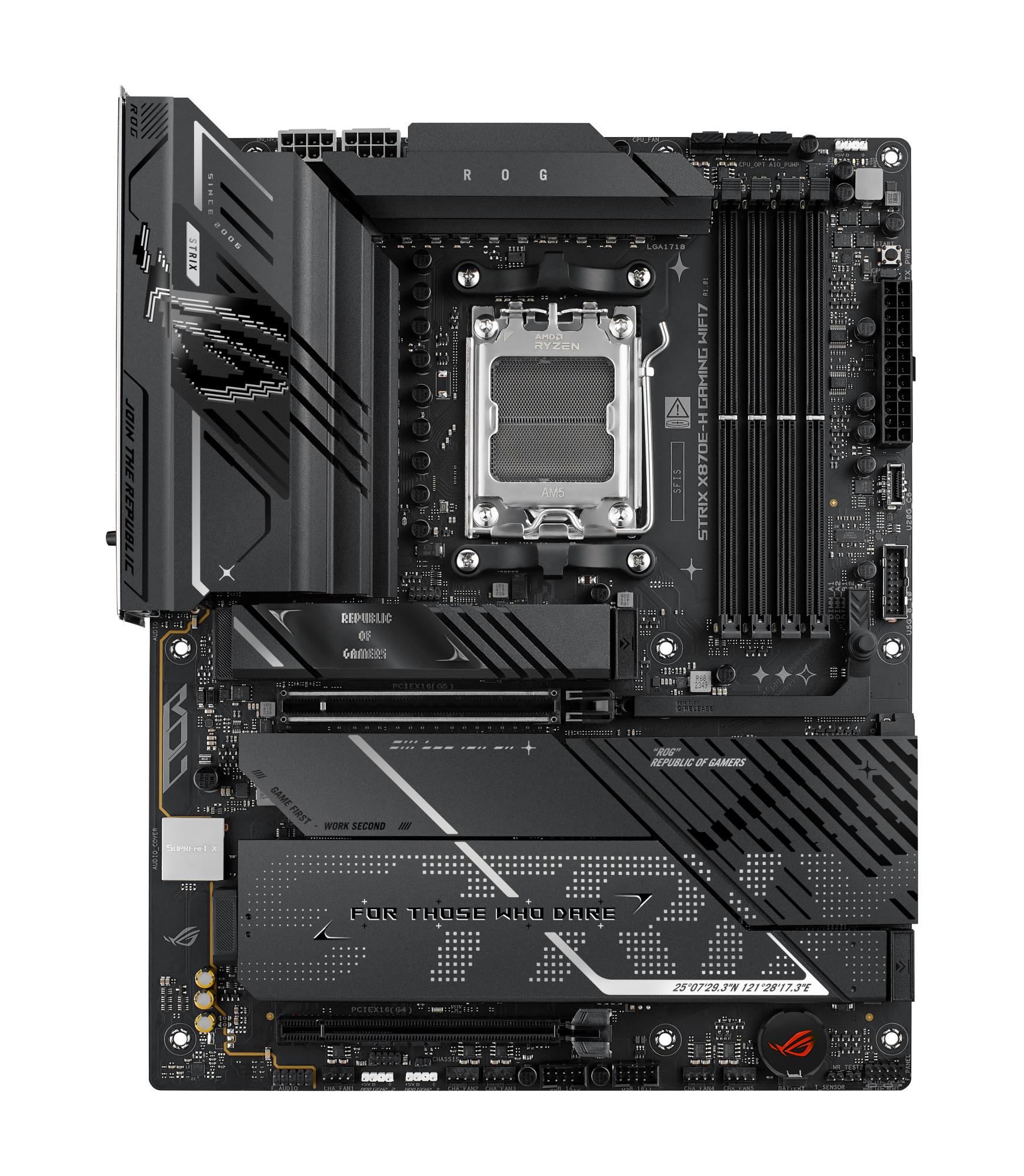 Mātesplate ASUS ROG Strix X870E-H Gaming Wi-Fi 7 AMD AM5 ATX DDR5
