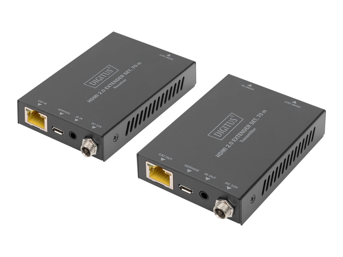 DIGITUS HDMI 2.0 paplašinājums 70m 4K/60Hz 18Gbps