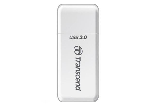 Atmiņas karšu lasītājs USB3.1 Transcend RDF5 balts