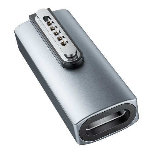 Adapteris Essager Zeus melns (In: Type-C / Out: Magsafe3)