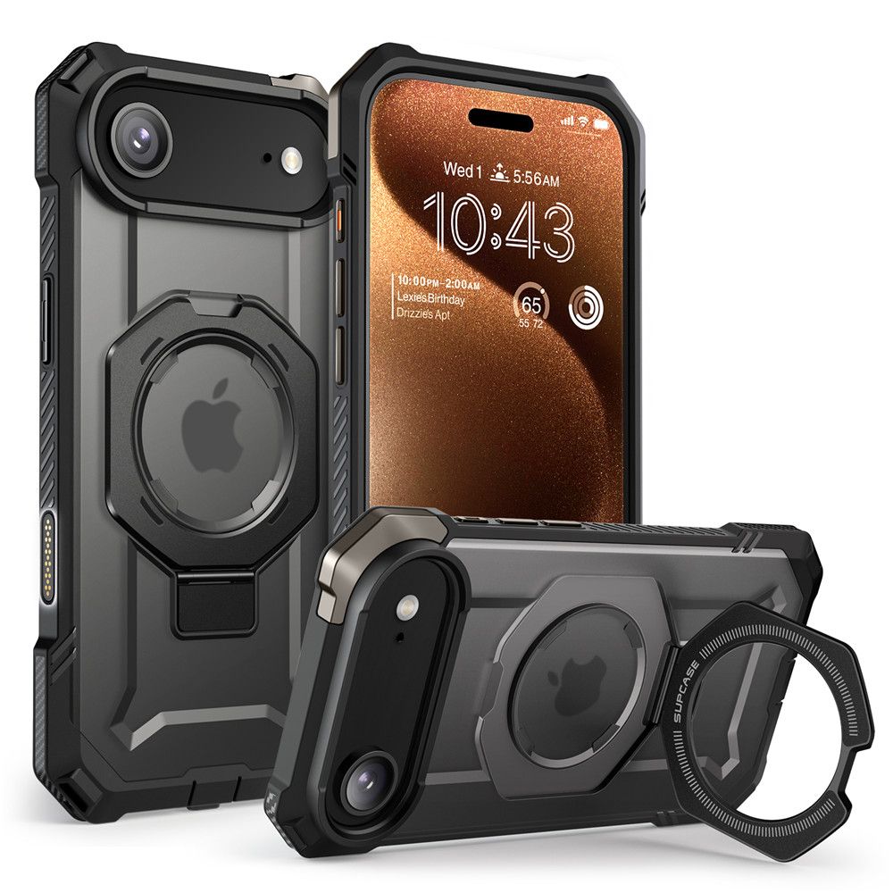 Viedtālruņa apvalks Supcase UB Grip Mag MagSafe iPhone 17 Air - melns
