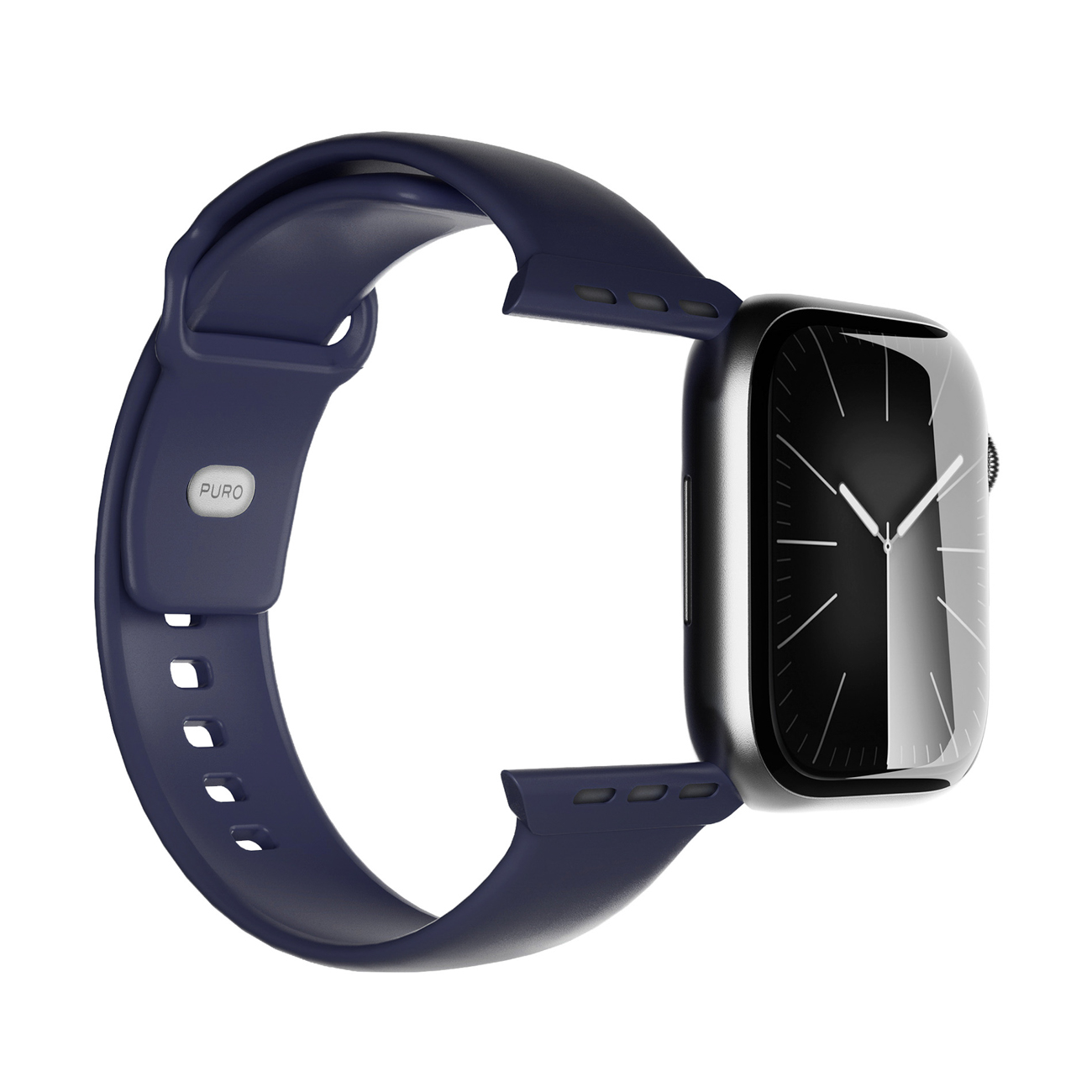Puro Icon siksniņa Apple Watch 44/45/46/49 mm - Tumši zila - Tumši zila