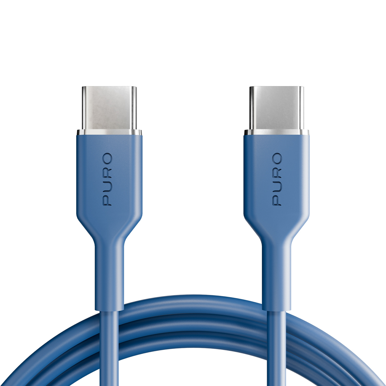 Puro ICON USB-C - USB-C kabelis 1.5m - zils