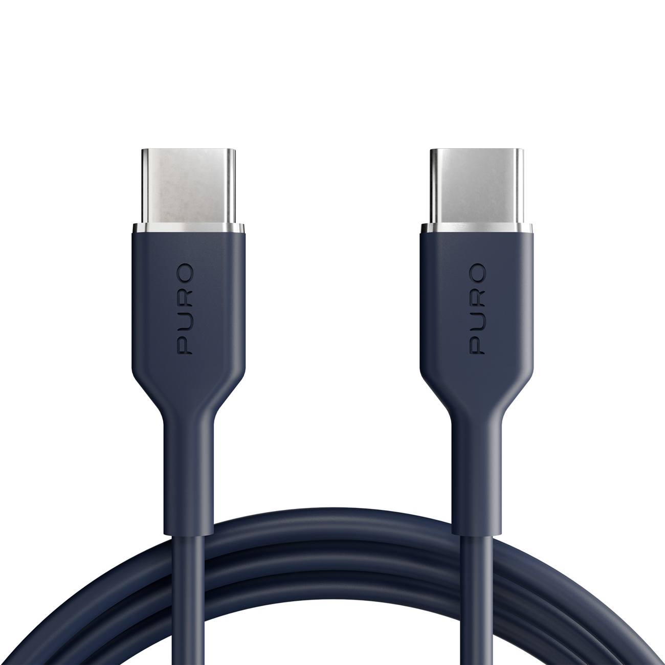 Puro ICON USB-C - USB-C kabelis 1.5m - tumši zils