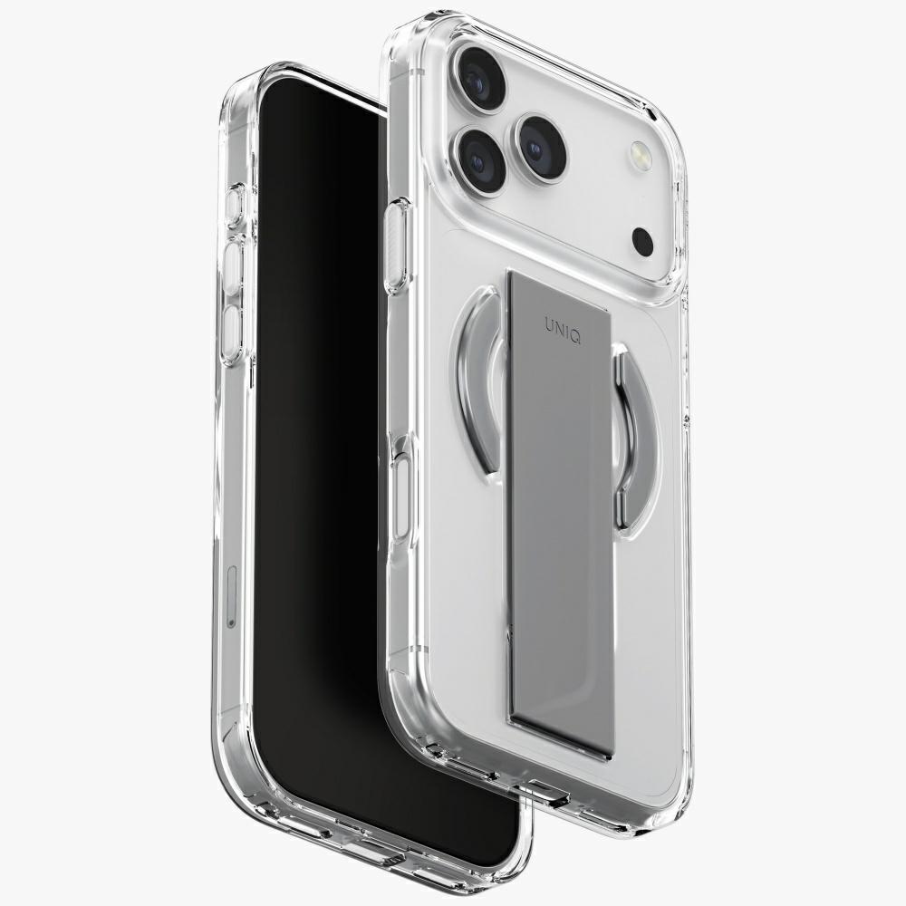 Uniq Heldro Air viedtālruņa apvalks iPhone 17 Pro Max Magnētiskā uzlāde - caurspīdīgs