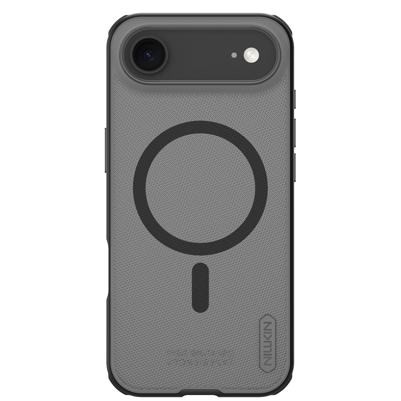 Nillkin Super Frosted Shield Pro MagSafe saderīgs apvalks iPhone 17 Air - caurspīdīgs, melns