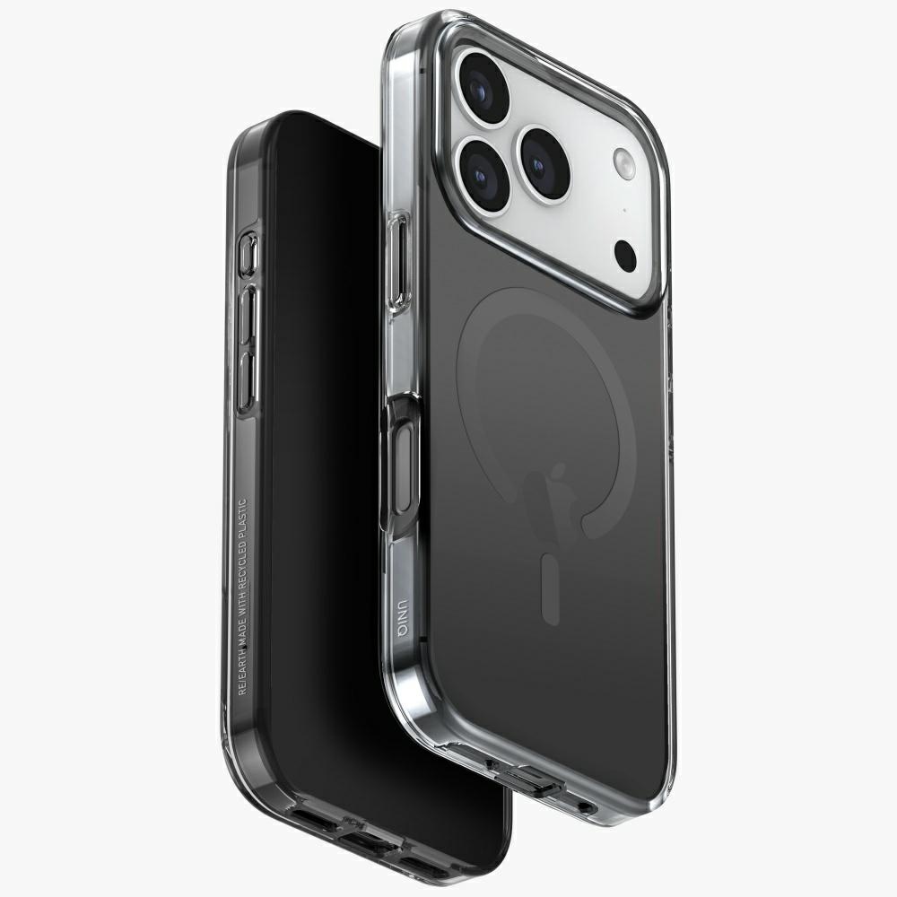 Uniq Clario Magclick Charging Чехол для iPhone 17 Pro - чёрный