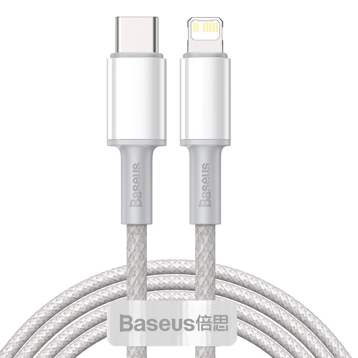 Baseus kabelis High Density PD USB-C - Lightning 2,0 m balts 20W