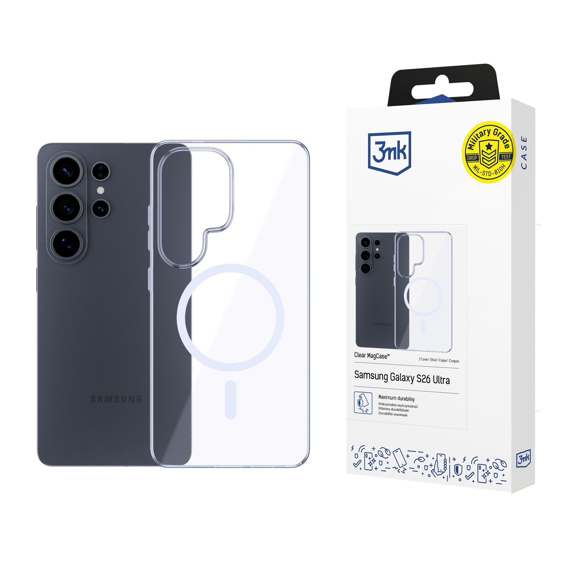 Maciņš 3mk Clear MagCase Samsung S948 S26 Ultra