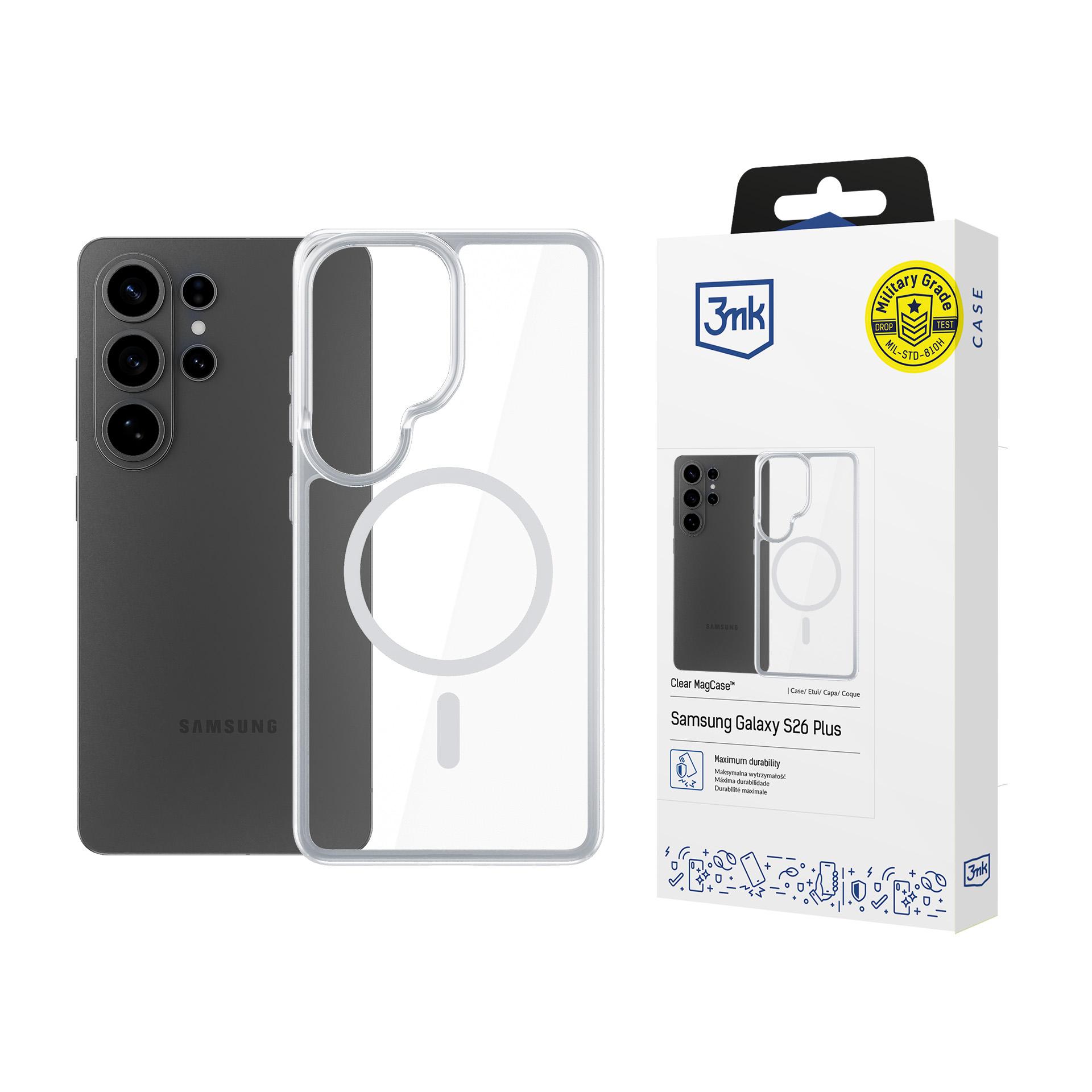 3mk Armor MagCase for Samsung Galaxy S26 Ultra - caurspīdīgs