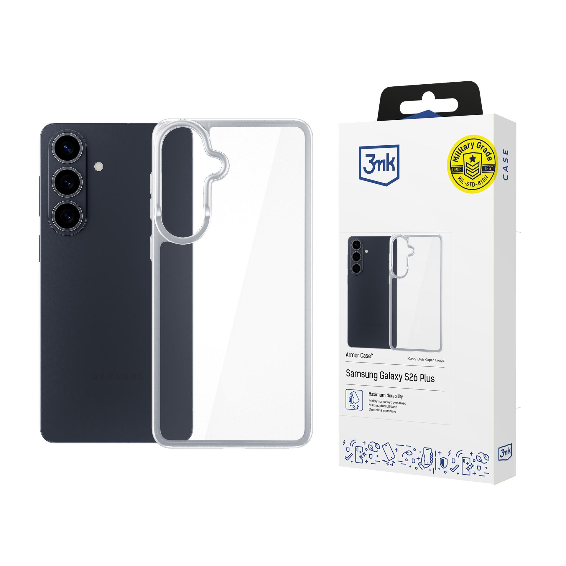 3mk Armor MagCase for Samsung Galaxy S26+ - caurspīdīgs