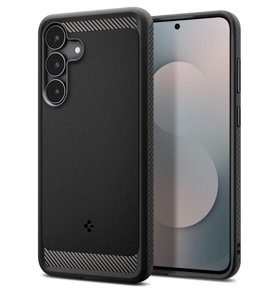 Spigen Rugged Armor korpuss Samsung Galaxy S25 FE - Matēts melns