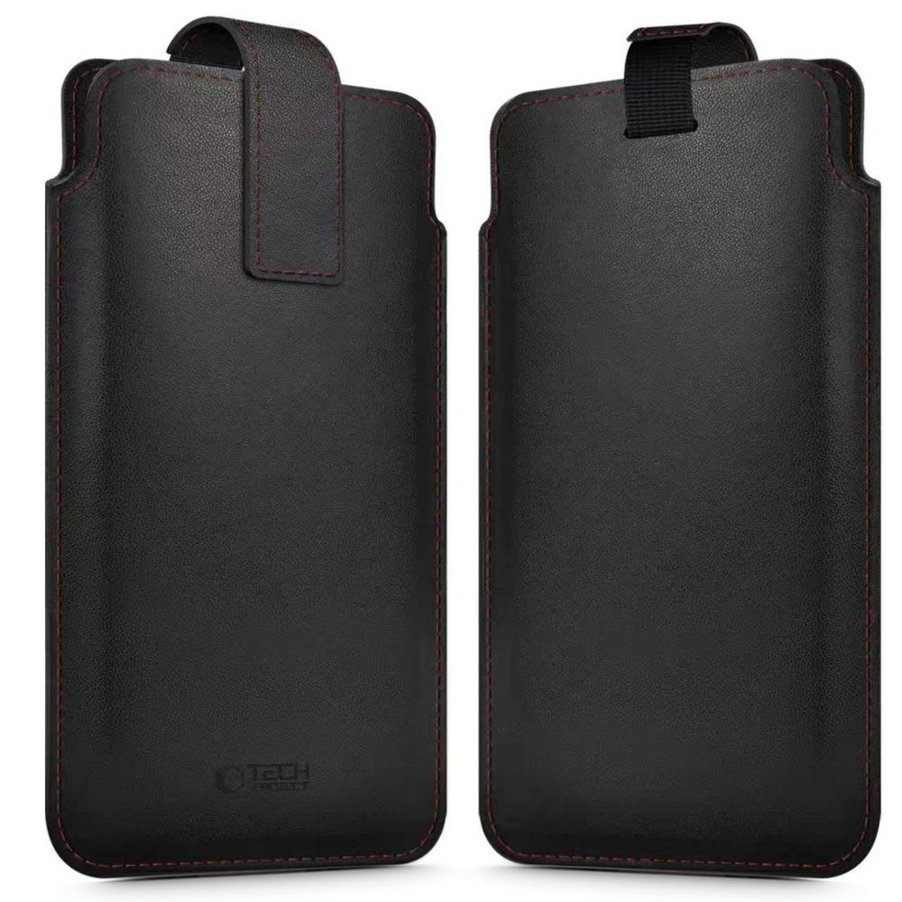 Tech-Protect SM65 viedtālruņa apvalks 6.0–6.9" viedtālruņiem - melns un sarkans