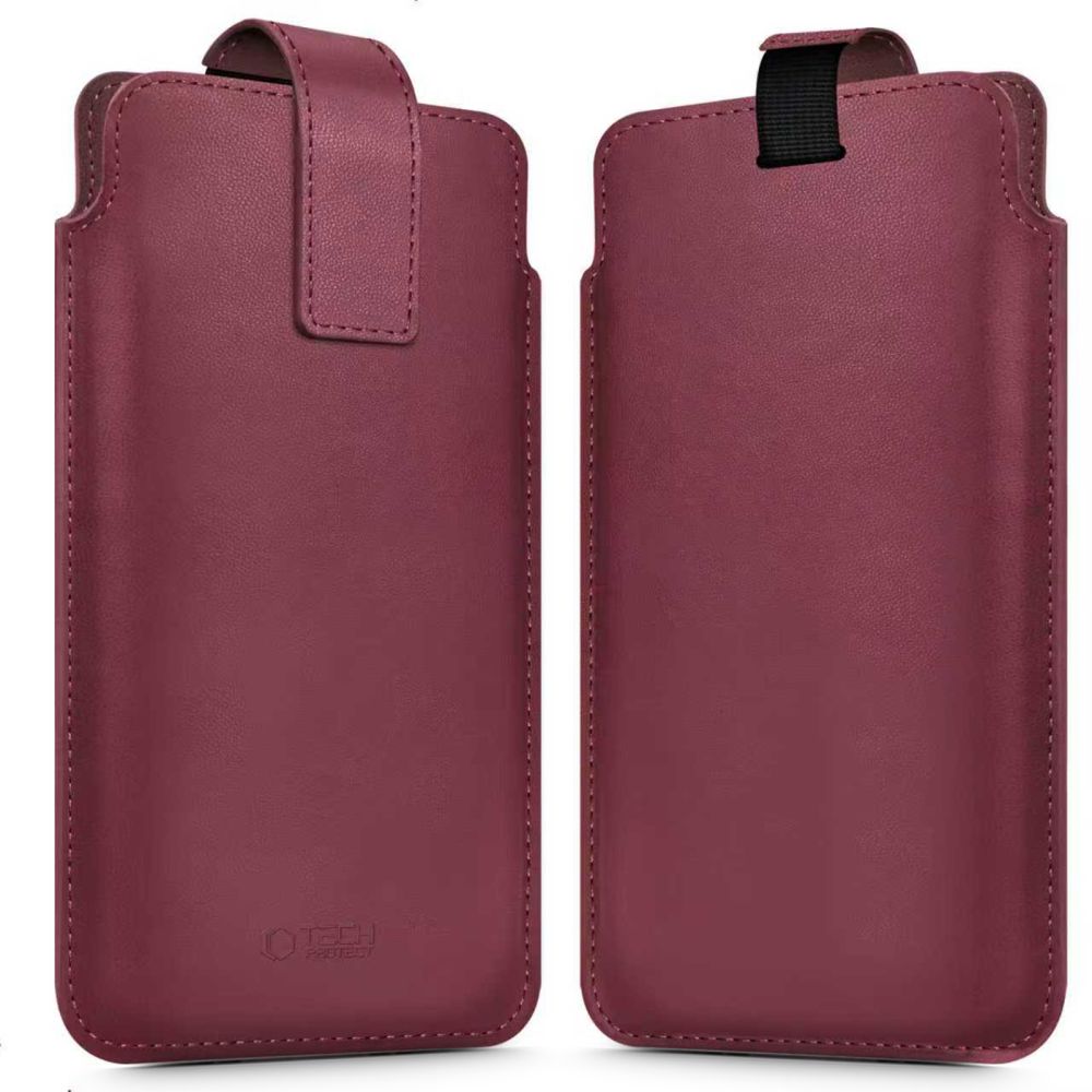 Tech-Protect SM65 viedtālruņa apvalks 6.0–6.9" viedtālruņiem - bordo