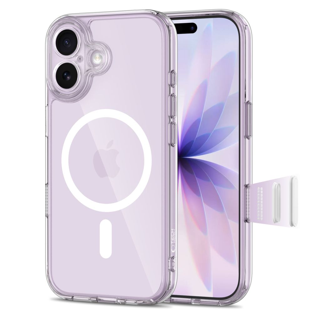 Tech-Protect Magpeak MagSafe CC viedtālruņa apvalks iPhone 17 - caurspīdīgs