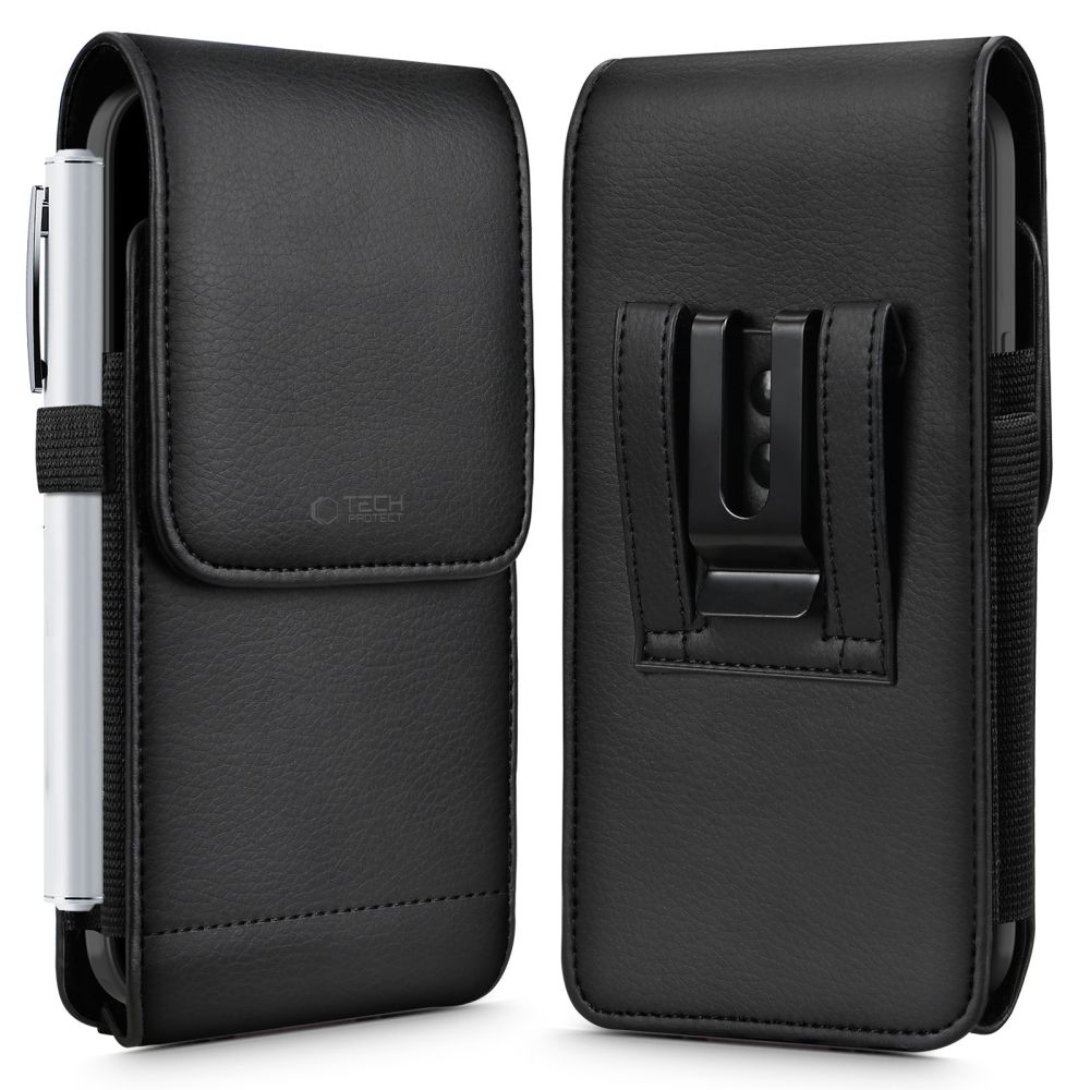 Tech-Protect SM75 viedtālruņa apvalks 5.8–6.8" viedtālruņiem - melns
