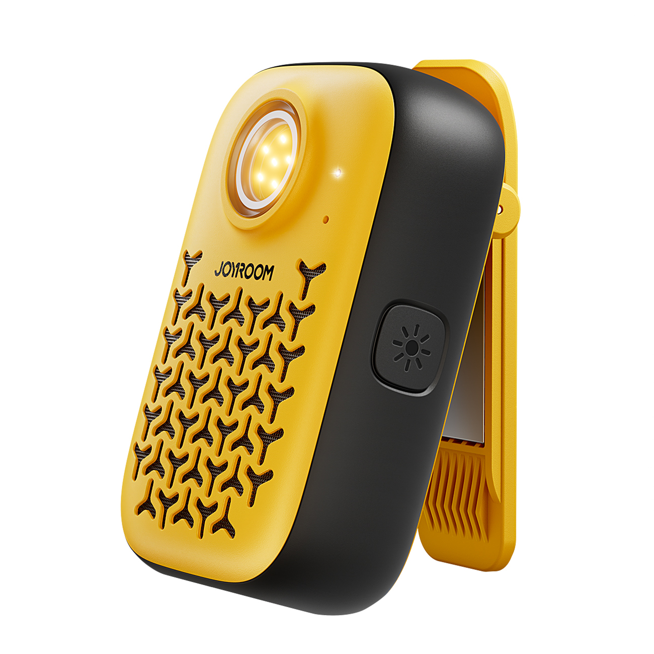 Joyroom Maya JR-MS03 portatīvs Bluetooth skaļrunis ar iebūvētu lukturīti, izturīgs - dzeltens