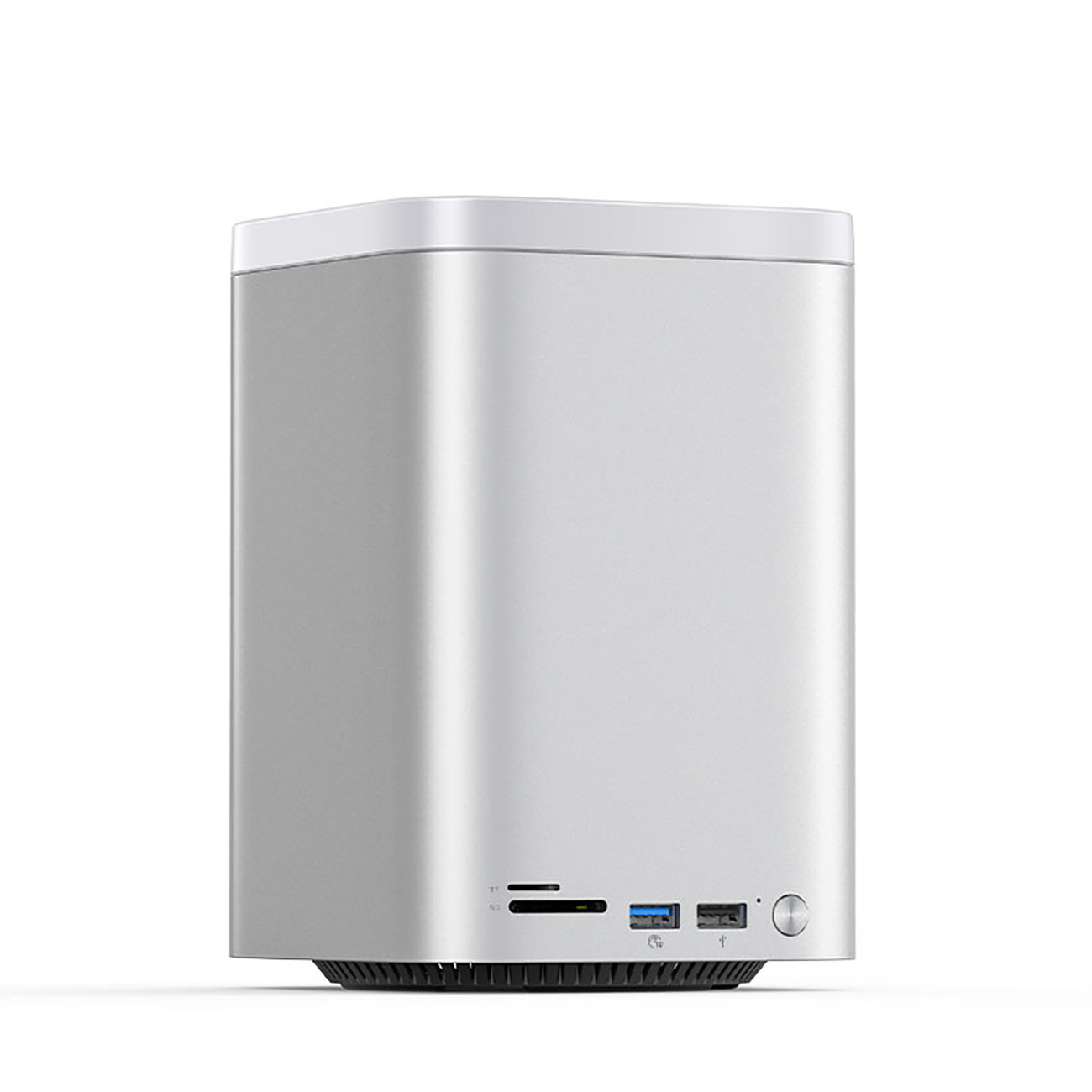 Orico MiniTower dokstacija ar cietā diska nodalījumiem līdz 56 TB - sudraba krāsā
