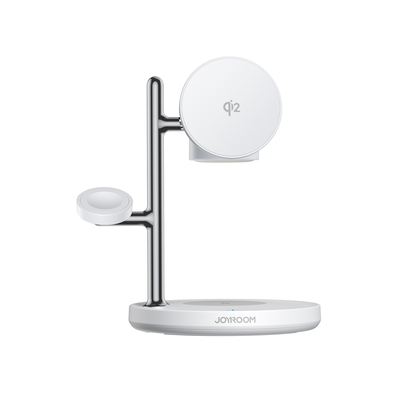 Joyroom JR-W23 Qi2 4-in-1 galda lādētājs ar iebūvētu induktīvo naktslampu - balts